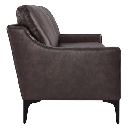 Corland Leather Sofa by Modway