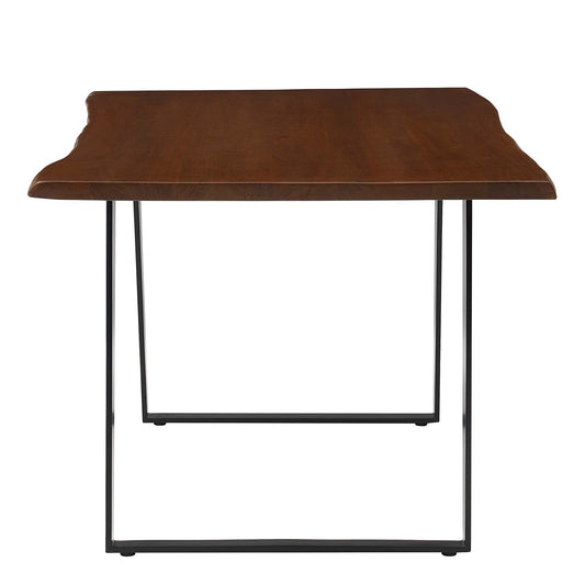 Viggo 60" Live Edge Acacia Wood Acacia Wood Dining Table by Modway