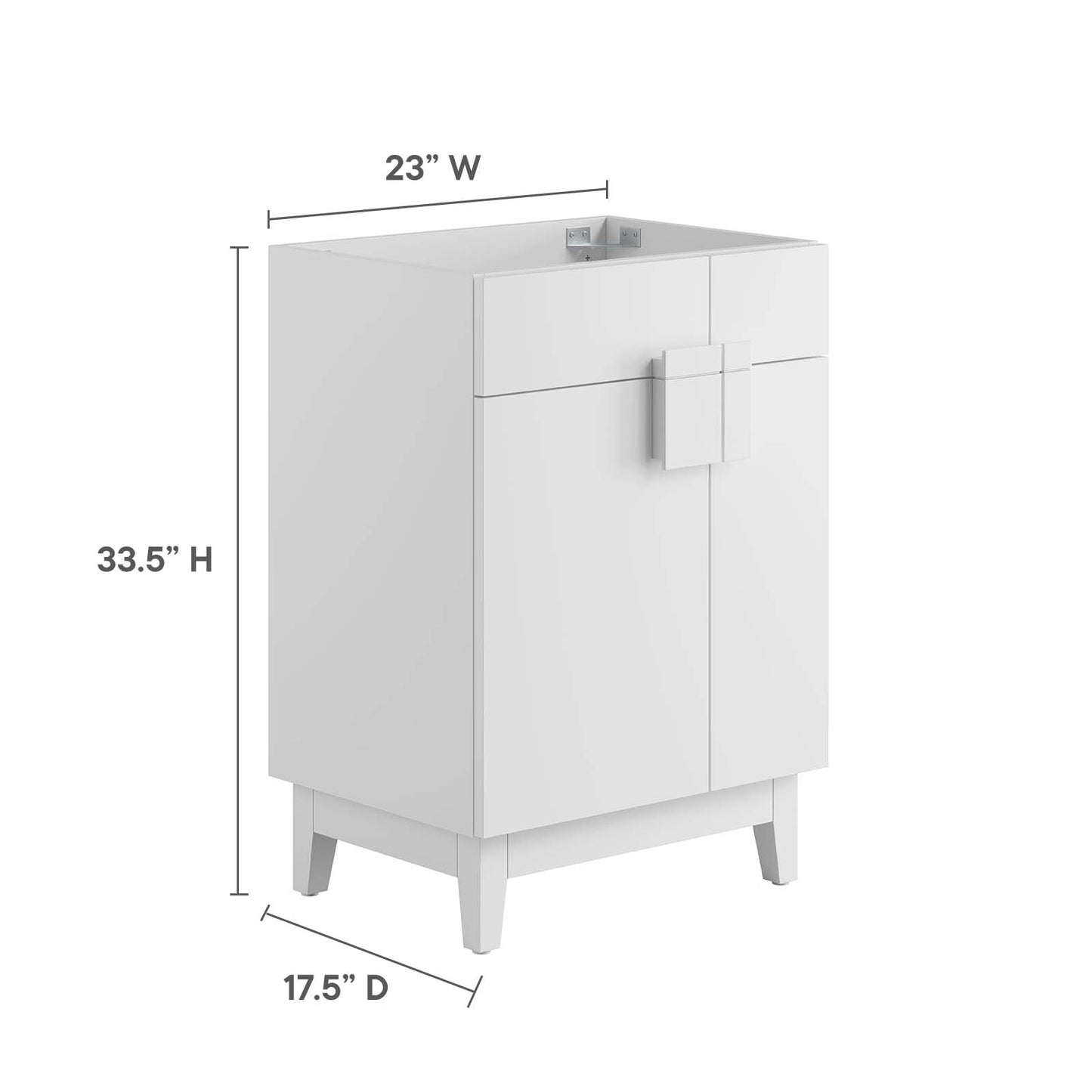 Miles 24Ó Bathroom Vanity Cabinet (Sink Basin Not Included) by Modway