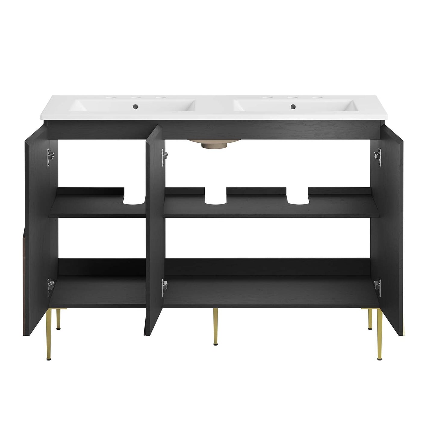 Alchemist 48" Double Sink Bathroom Vanity by Modway