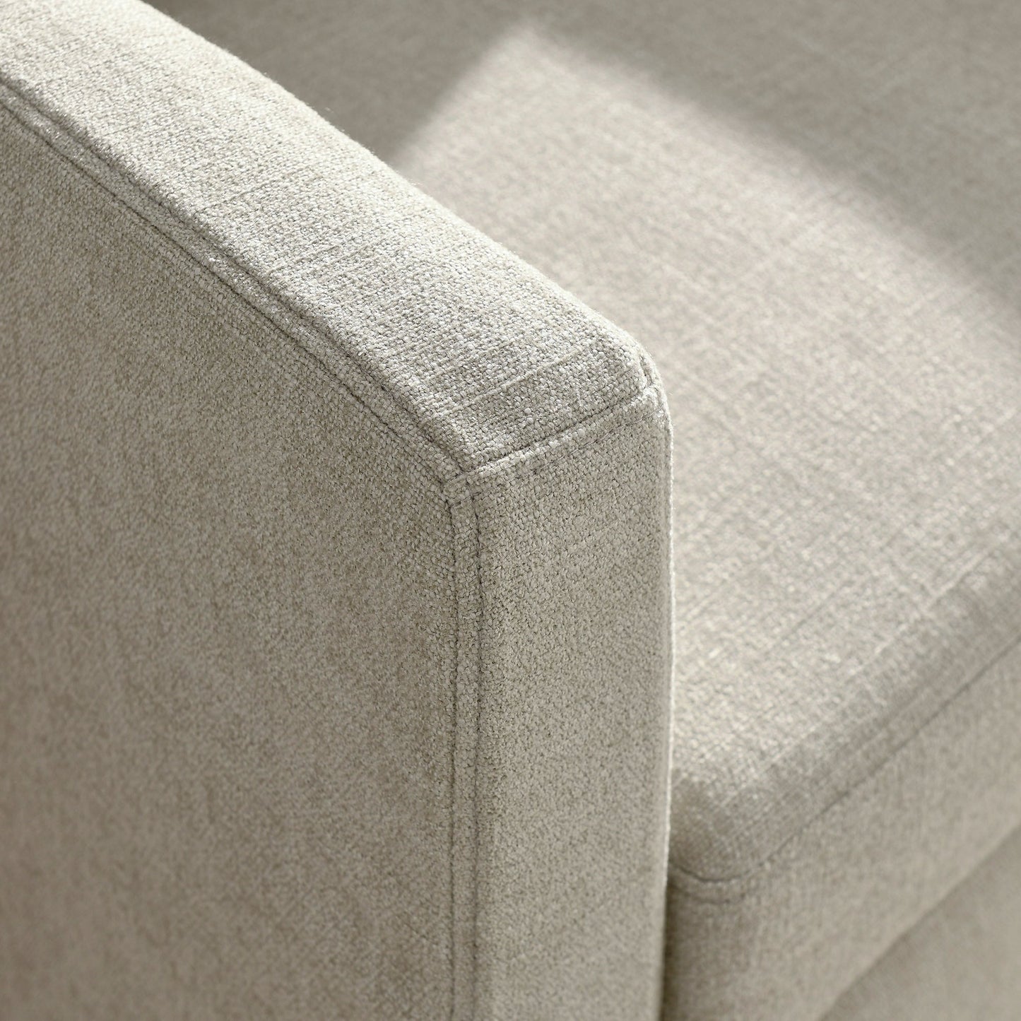Serene Linen Slipcovered Swivel Armchair by Modway
