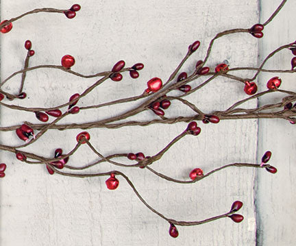 Bell & Burgundy Pip Garland (Pack of 4)