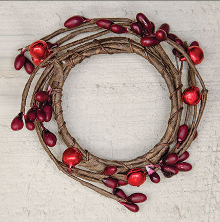Bell & Burgundy Pip Ring 1-1/2" (Pack of 4)