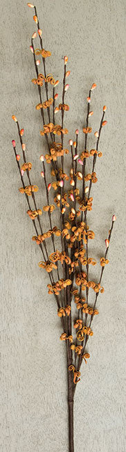 Rusty Curly Q Berry Spray 24" (Pack of 4)