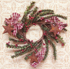 Homespun Pine Ring 2" (Pack of 4)