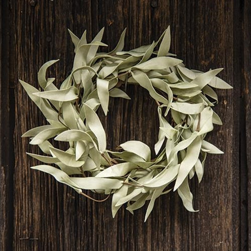 Flocked Herb Leaves Ring 3.5" (Pack of 4)