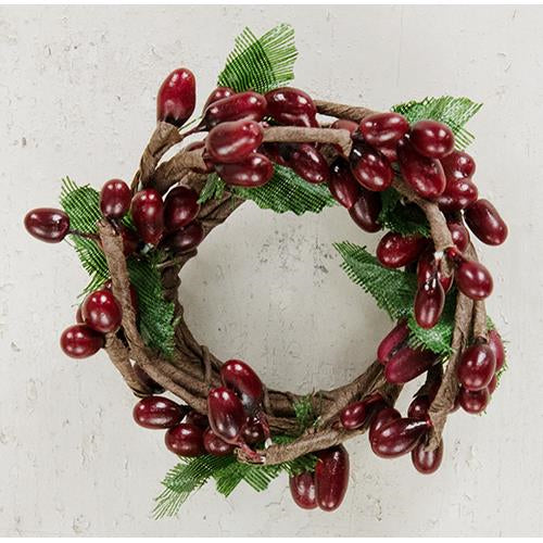 Mini Pip Berry Ring Burgundy 1" (Pack of 4)