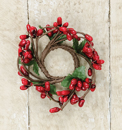 Mini Pip Berry Ring Red 1" (Pack of 4)
