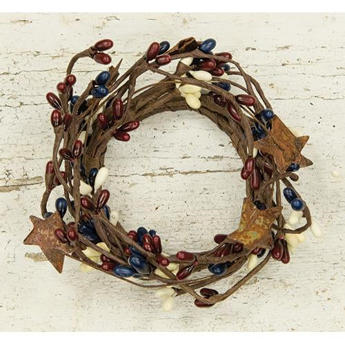 Pip Berry Ring With Stars Country Mix 2" (Pack of 4)