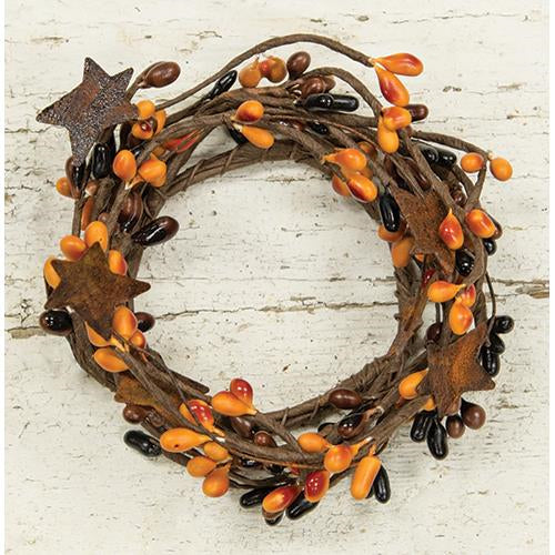 Pip Berry Ring With Stars Primitive Mix 2" (Pack of 4)