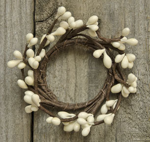 Mini Pip Berry Ring Ivory 1.5" (Pack of 4)