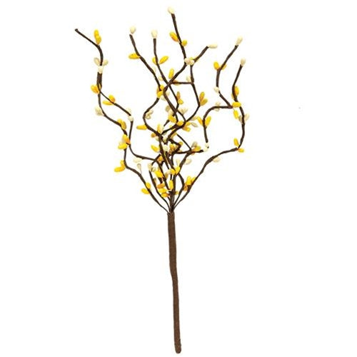 Pip Berry Pick Yellow & Cream 12" (Pack of 4)
