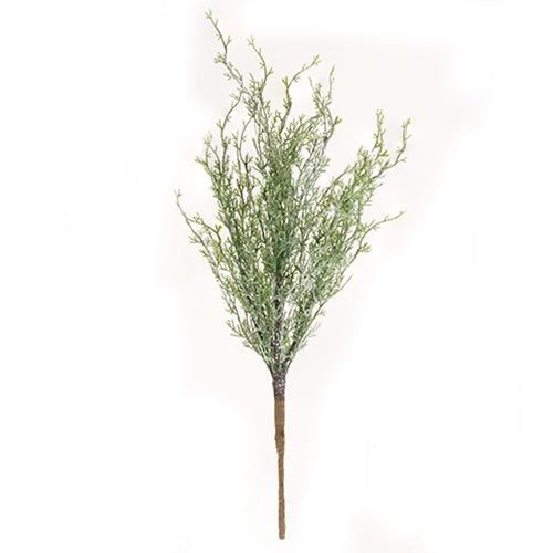 Ice Glazed Cedar Bush 24" (Pack of 4)