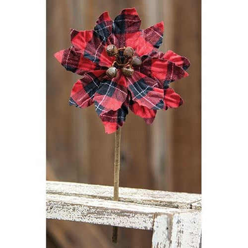 Small Lodge Poinsettia (Pack of 4)