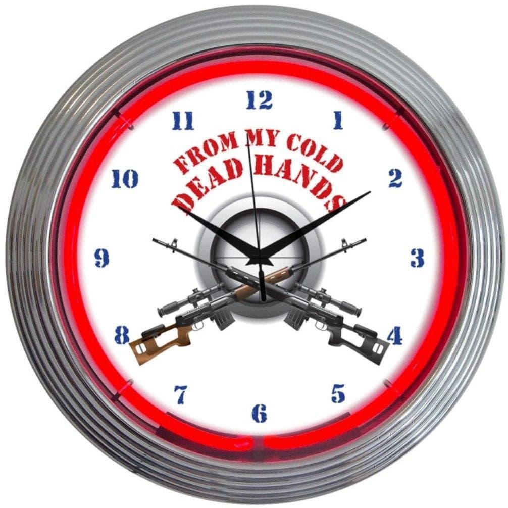 From my Cold Dead Hands Firearms Neon Clock