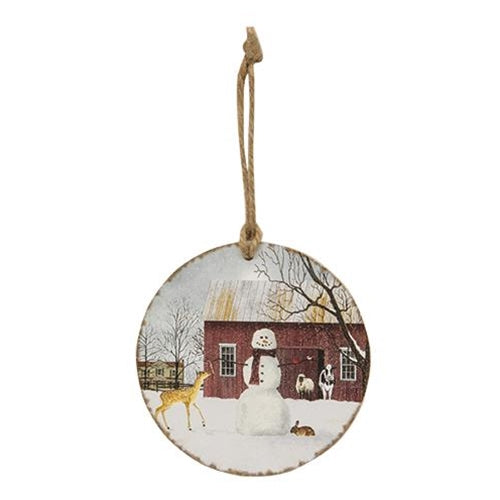 The Friendly Beasts Round Ornament (Pack of 4)