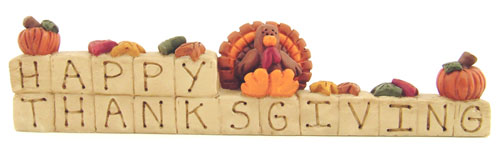 Happy Thanksgiving Block
(Pack of 4)