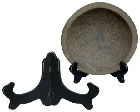 Black Wood Bowl Stand 5-3/4" (Pack of 4)