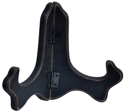 Black Wood Plate Stand 4-1/2" (Pack of 4)