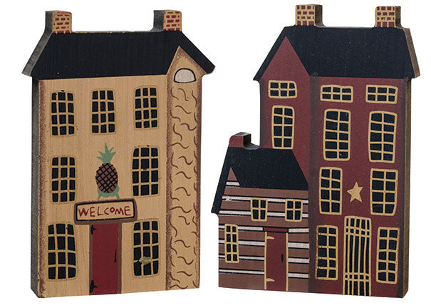 Town House Block 3 Asstd. (Pack of 4)