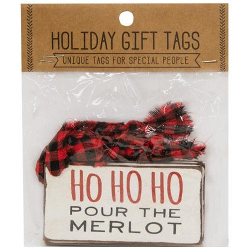 4/Set Bottoms Up Gift Tags (Pack of 4)