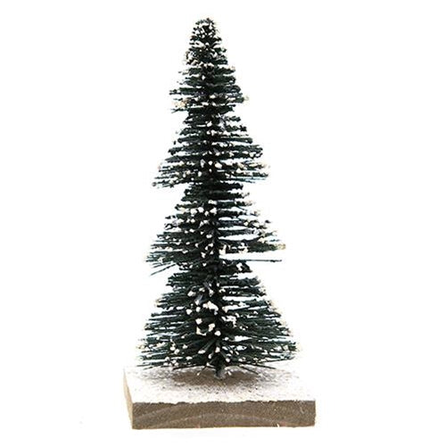 Primitive Snowy Tree Large (Pack of 4)