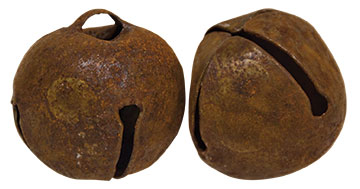 48/Pkg Rusty Jingle Bells 13mm (Pack of 4)