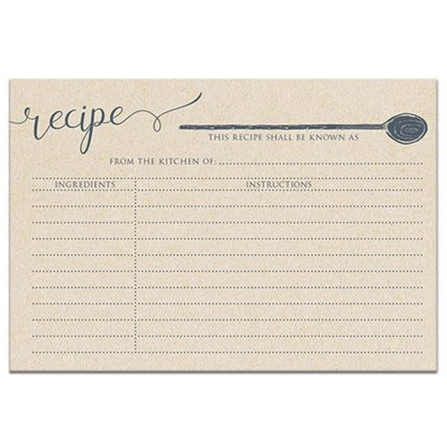 From the Kitchen Spoon Recipe Cards (Pack of 4)