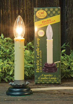 5" Country Candle Lamp (Pack of 4)