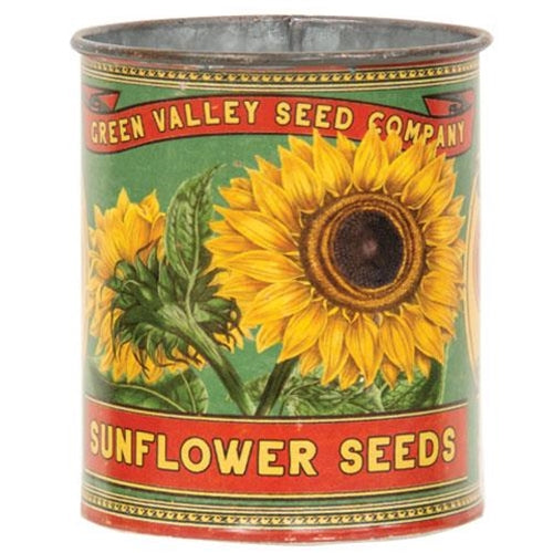 Green Valley Sunflower Seeds Metal Can (Pack of 4)