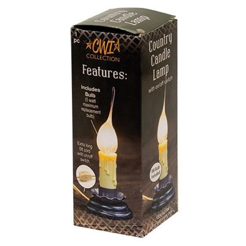 3" Country Candle Lamp (Pack of 4)