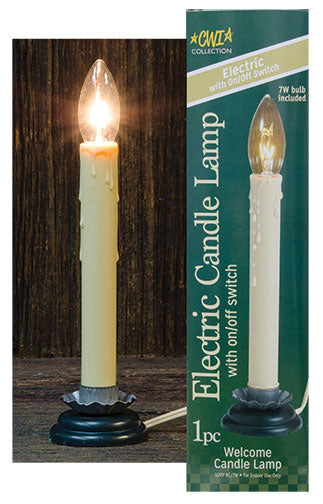 7" Country Candle Lamp (Pack of 4)