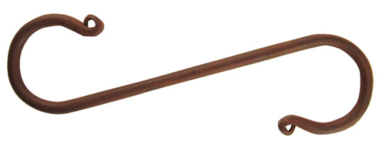 Rusty S-Hook 7" (Pack of 4)