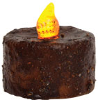 Burnt Mustard LED Tealight (Pack of 4)