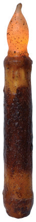 6" Burnt Mustard Timer Taper (Pack of 4)
