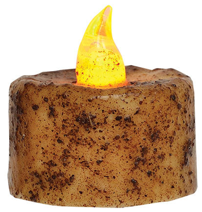 Burnt Ivory Timer Tealight (Pack of 4)