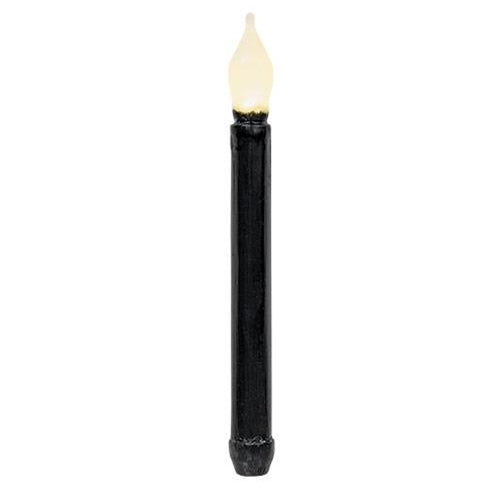 9" Black Gloss Timer Taper (Pack of 4)