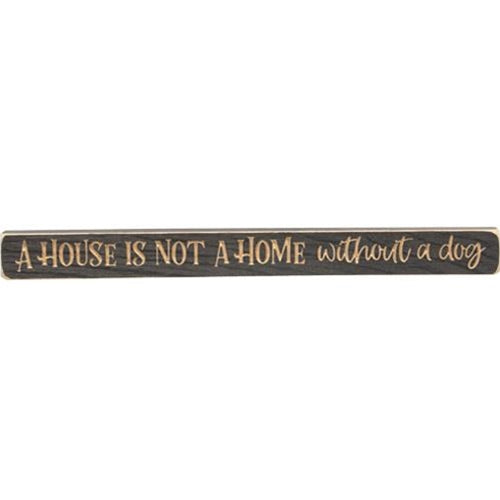 A House Is Not A Home Engraved Block 18" (Pack of 4)