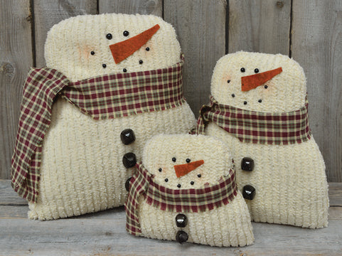 '+Chenille Snowman 4" (Pack of 4)