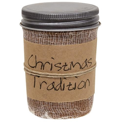 Christmas Traditions Jar Candle 8oz (Pack of 4)
