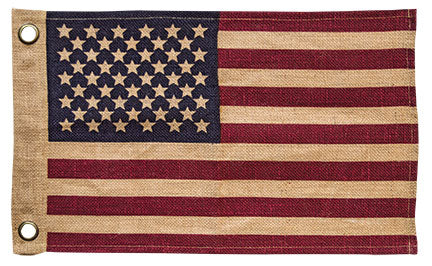 '+Burlap USA Flag 20" (Pack of 2)