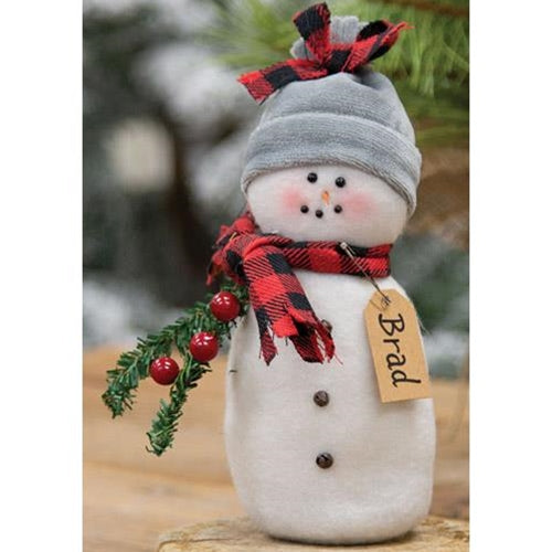 Brad Snowman Ornament (Pack of 4)