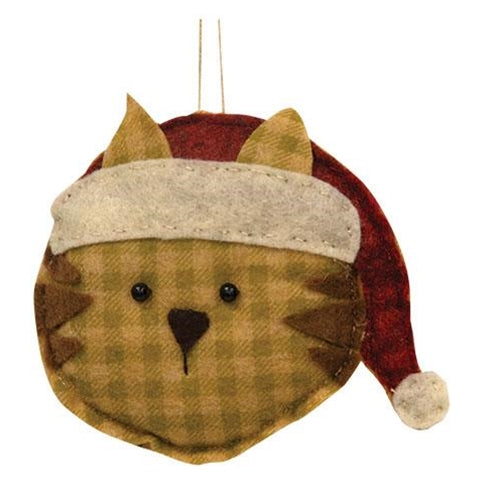 Felt Cat Ornament (Pack of 4)