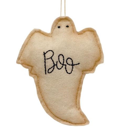 Felt Boo Ghost Ornament (Pack of 4)
