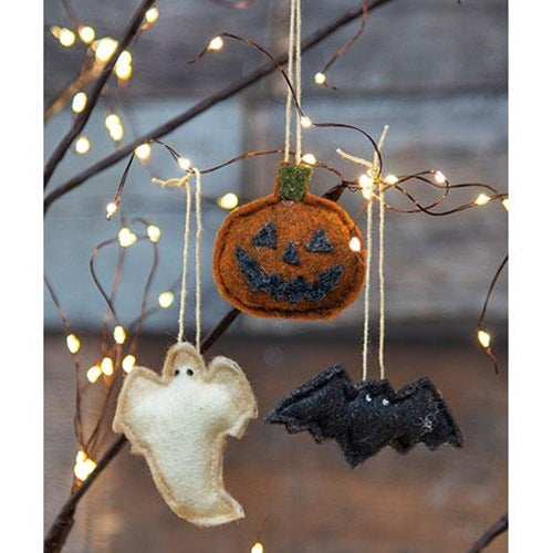 3/Set Felt Halloween Ornaments (Pack of 4)