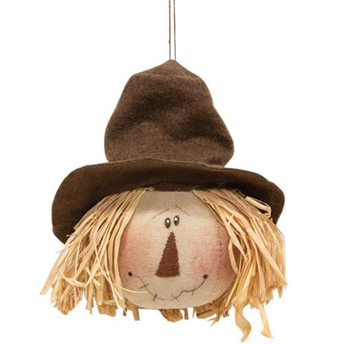 Scarecrow Head Ornament (Pack of 4)