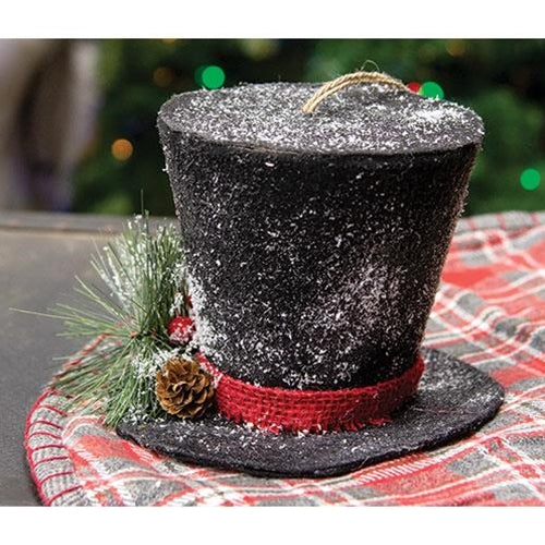 Small Black Top Hat (Pack of 2)
