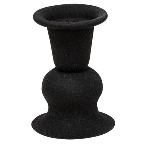 Alette Candle Holder 3" Black (Pack of 4)