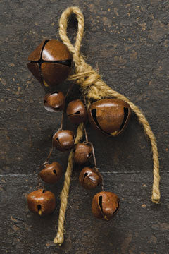 Bells on Jute Cluster (Pack of 4)
