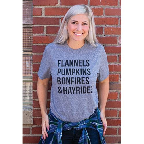 Flannels T-Shirt Heather Graphite Medium